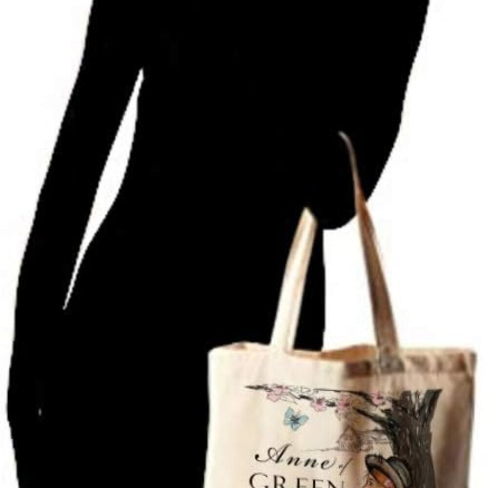 Literary Canvas Tote Bag Eco Friendly Book Design Unisex Market Bag View 4